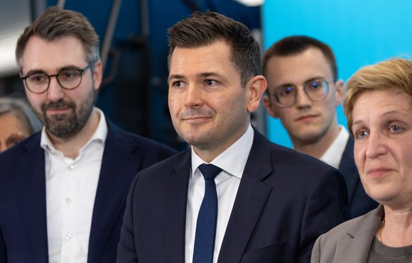 CDU-Generalsekretär Tobias Vogt klagt über "amerikanische Verhältnisse" im Wahlkampf durch Grüne.