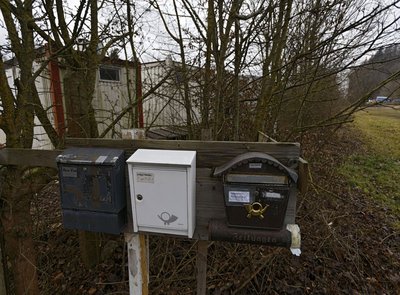 Traurige Adresse am Rande der Gesellschaft.