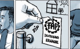 Aufklärung mit Anti-Nazi-Comic
