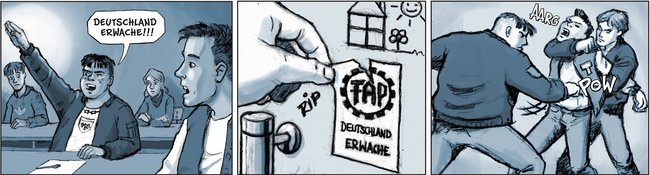 Aufklärung mit Anti-Nazi-Comic