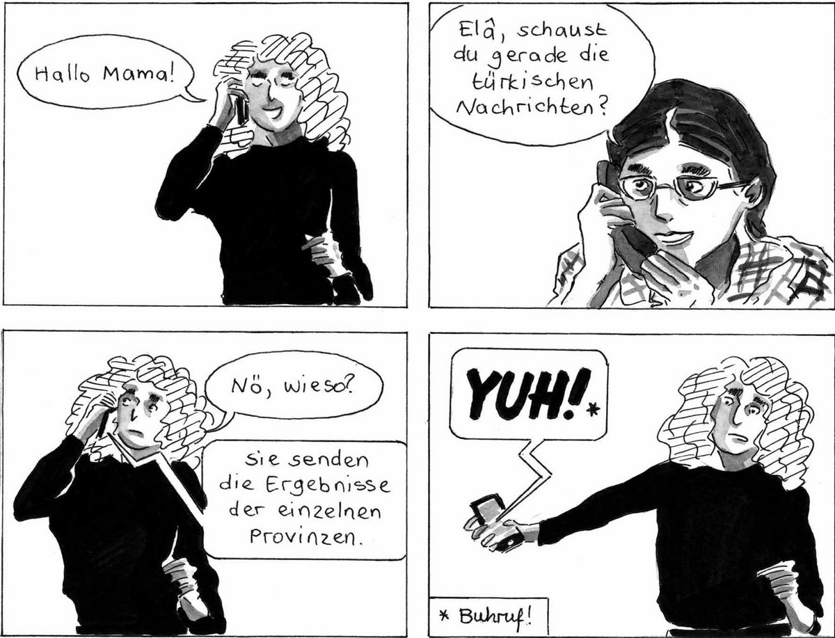 Mit ihrer Mutter verfolgt Elâ auch die Ergebnisse beim türkischen Verfassungsreferendum im April 2017. Mit ihrer Mutter verfolgt Elâ auch die Ergebnisse beim türkischen Verfassungsreferendum im April 2017.