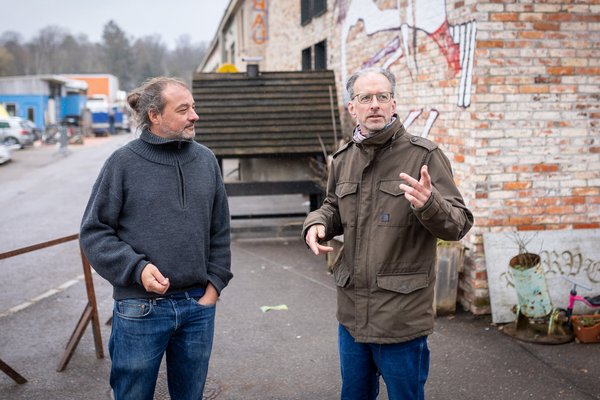 Hannes Schwertfeger (links) und Robin Bischoff. Foto: Julian Rettig