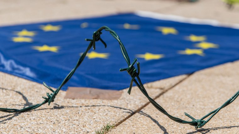Festung Europa? Friedrich Merz (CDU) träumt von massenhafter Abweisung Geflüchteter an den Grenzen. Foto: Jens Volle