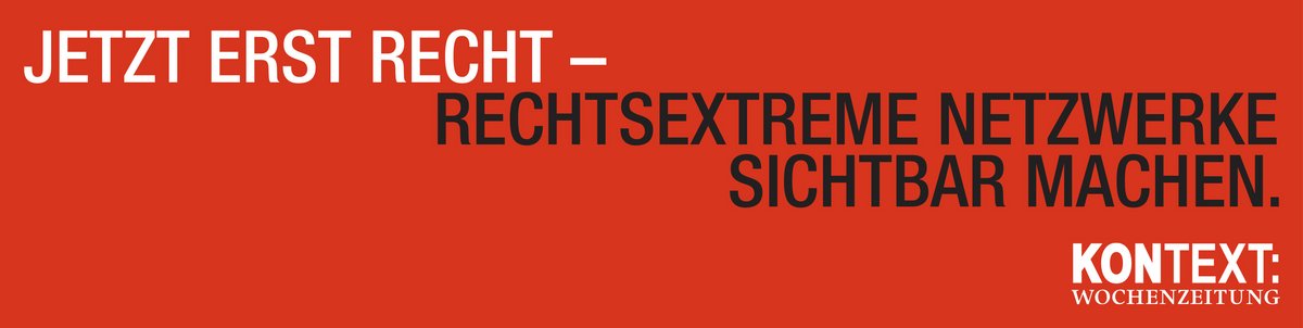 Wir bauen einen Recherchepool gegen rechts auf. Sie wollen spenden? Dann klicken Sie aufs Bild. Vielen Dank.