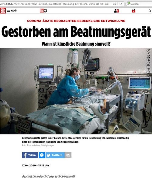 Schwarzweißmalerei im Massenmedium. Screenshot: www.bild.de Schwarzweißmalerei im Massenmedium. Screenshot: www.bild.de