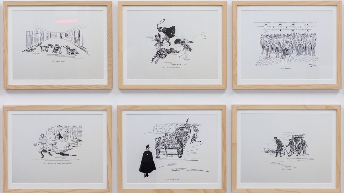 Violette Lecoqs zeichnet den Alltag, das Leben und Überleben im KZ.