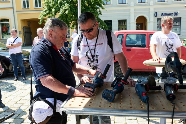 Winkelschleifer und Bohrhämmer aus Sebnitz. Noch "Made in Germany".