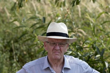 Ein Grüner im Grünen.