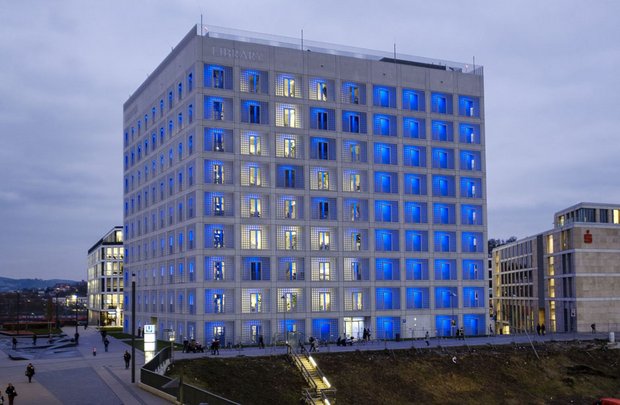 Aus Klimatologensicht 20 Meter zu hoch: Stuttgarts Stadtbibliothek.