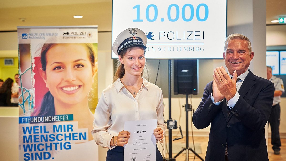 Landesinnenminister Thomas Strobl (CDU) feiert seine Einstellungsoffensive bei der Polizei. Doch ein Kulturwandel steht noch aus. Foto: Steffen Schmid