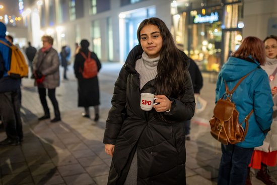 Nouran ist seit einem Jahr SPD-Mitglied.  Nouran ist seit einem Jahr SPD-Mitglied.