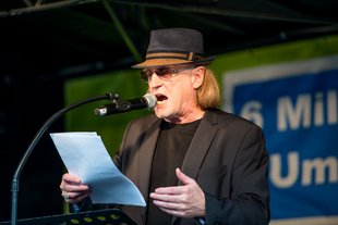 Erprobter Demoredner: Joe Bauer.