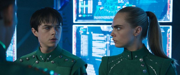 So sieht also Liebe aus: Valerian (Dane DeHaan) und Laureline (Cara Delevigne).