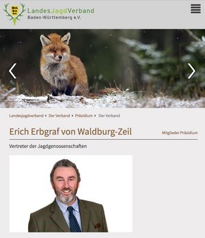 Fürst mit Fuchs. Screenshot