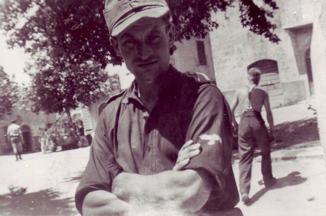 SS-Mann im Sommer 1944 in der Toskana. Foto: Privat