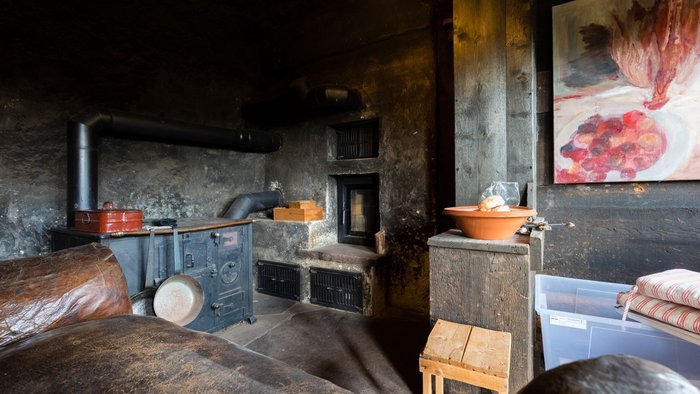 Die alte Rauchküche. Die alte Rauchküche.