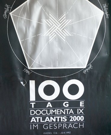 1992, Documenta IX. Damals hieß das Projekt Atlantis, später Mariposa. Foto: Helga Müller
