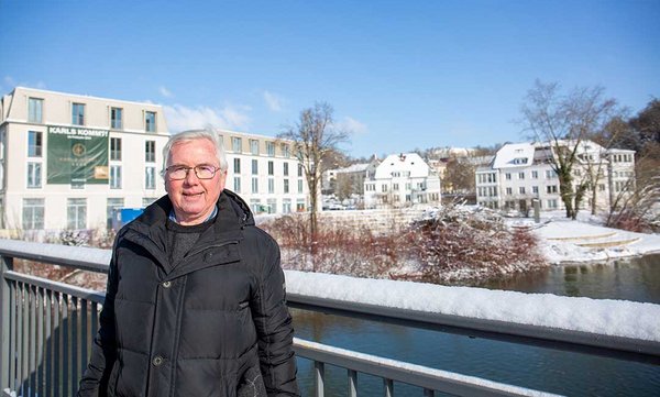 Naturschützer Alfred Bauernfeind steht vor den vollendeten Tatsachen.