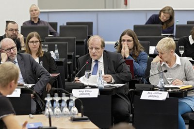 Jürgen Filius (Grüne) kann dem Clip kein Bekenntnis zu dem Mord an Kiesewetter entnehmen. Foto: Joachim E. Röttgers