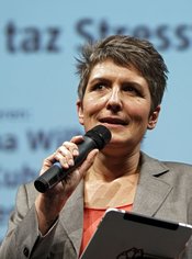 Laudatorin: taz-Chefredakteurin Ines Pohl. Foto: Joachim E. Röttgers