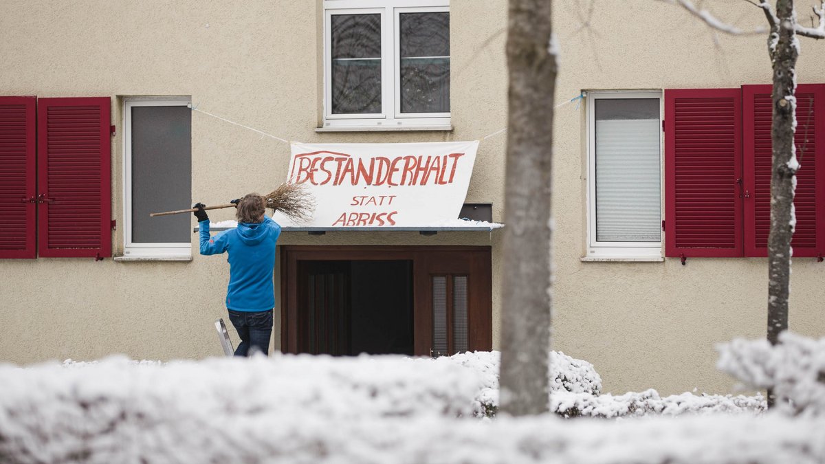 Kein Schnee von gestern: der Wunsch der Bewohner:innen, dass ihre Wohnungen erhalten bleiben. Fotos: Julian Rzepa