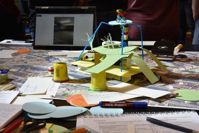 Mit Fahrrad: Zukunftsvision der Sieger-Gruppe. Foto: privat