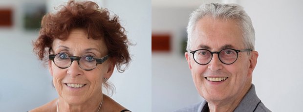 Nur noch kurz am Telefon: Anni Endress und Jürgen Klose. Foto: Joachim E. Röttgers