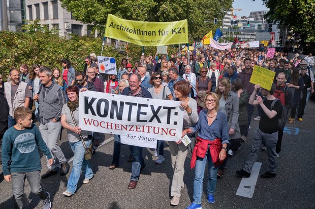 Kontext for Future beim Klimastreik am vergangenen Freitag. Foto: Joachim E. Röttgers