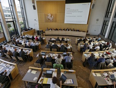Traditionell am Donnerstag: Der Gemeinderat tagt. Fotos: Joachim E. Röttgers