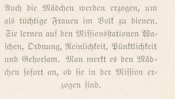 Mädchenerziehung in der Mission, Kapitel Hausarbeit. Mädchenerziehung in der Mission, Kapitel Hausarbeit.