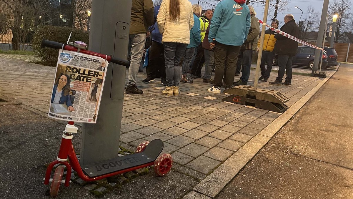 Ein Tretroller auf Tour. Foto: Kontext