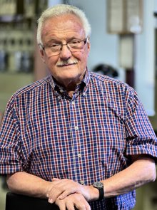 Eisenbahner Hans Klozbücher. Foto: Martin Storz