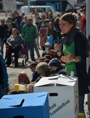 Sarah Händel in Aktion im April 2015. Foto: privat