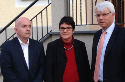 Detlev Zander (v. l.), Mechthild Wolff und Klaus Andersen. Foto: Kontext