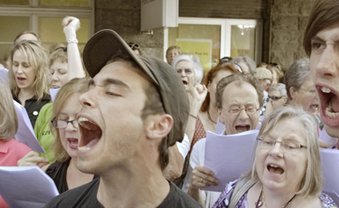 Nur wenig Grund für Jubel auf der Jubiläumsdemo