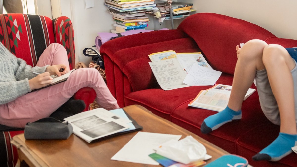 Homeschooling im Corona-Lockdown 2020. Fotos: Jens Volle