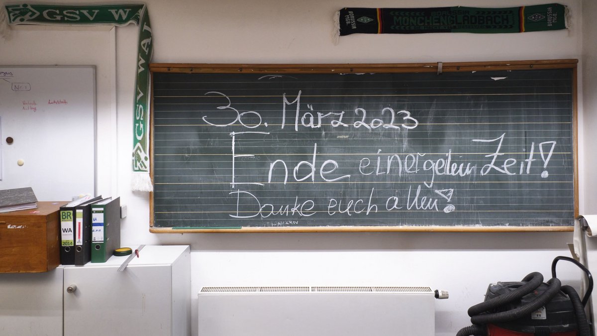 Letzte Worte des Betriebsratsvorsitzenden.