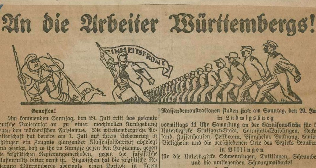 Liebeswerben um die Nazis