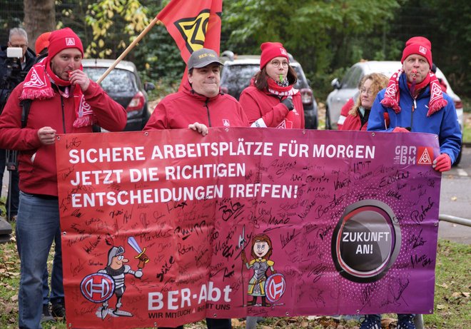 Bosch Abstatt bei einem Warnstreik der IG Metall in Heilbronn – solche Forderungen wird es künftig wohl noch öfter geben.