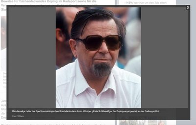 Armin Klümper damals. Heute züchtet er Heilpflanzen. Screenshot: Sport Bild