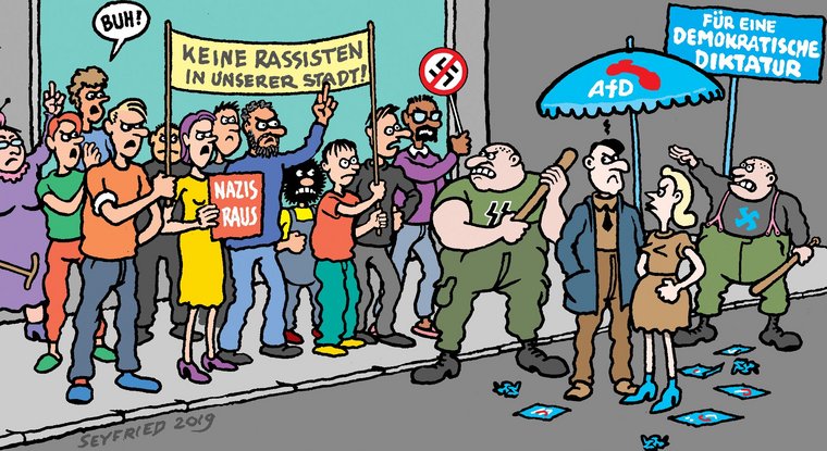 Nazis in der zweiten Reihe