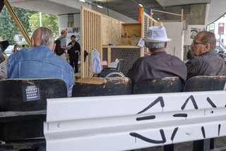 Sozialer Schmelztiegel: Am Österreichischen Platz kommt viel zusammen. Sozialer Schmelztiegel: Am Österreichischen Platz kommt viel zusammen.