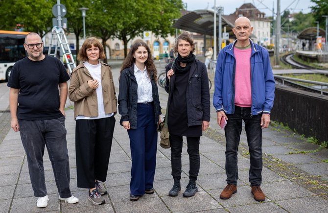Die Initiator:innen der Umbenennung (v.l.): Markus Vogl, Martina Baum, Giuliana Fronte,  Sylvia Winkler und Stephan Köperl. Die Initiator:innen der Umbenennung (v.l.): Markus Vogl, Martina Baum, Giuliana Fronte,  Sylvia Winkler und Stephan Köperl.