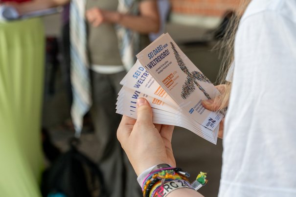 Jetzt gilt es, zu mobilisieren: Um den bestehenden Rekord zu brechen, müssen mindestens 300 Menschen mitmachen.