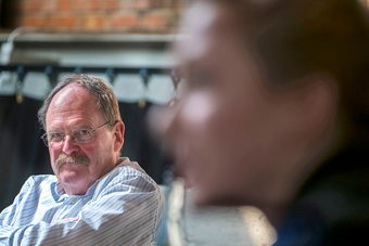 Uli Reinhardt, ein großer Mann im Hintergrund. Foto: Joachim E. Röttgers