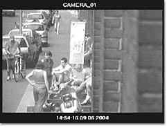 Filmaufnahmen der mutmaßlichen Täter.