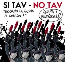 Italienisches Protestplakat.