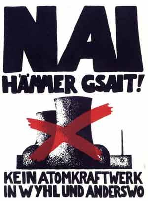 Protestplakat, 1975. 