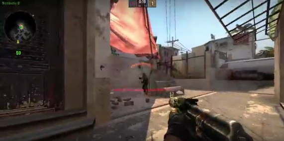 Heftig umstritten: Ego-Shooter "Counterstrike". Screenshot Youtube