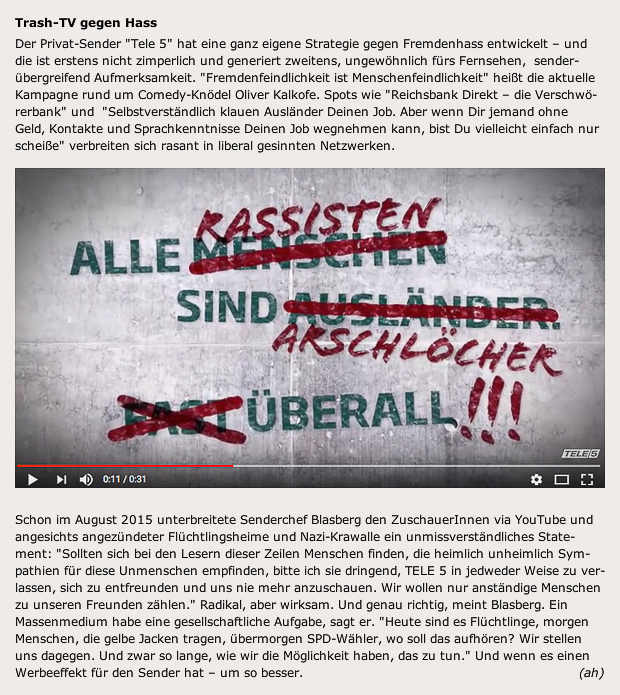 Screenshot: YouTube. Per Klick geht's zum Video. 